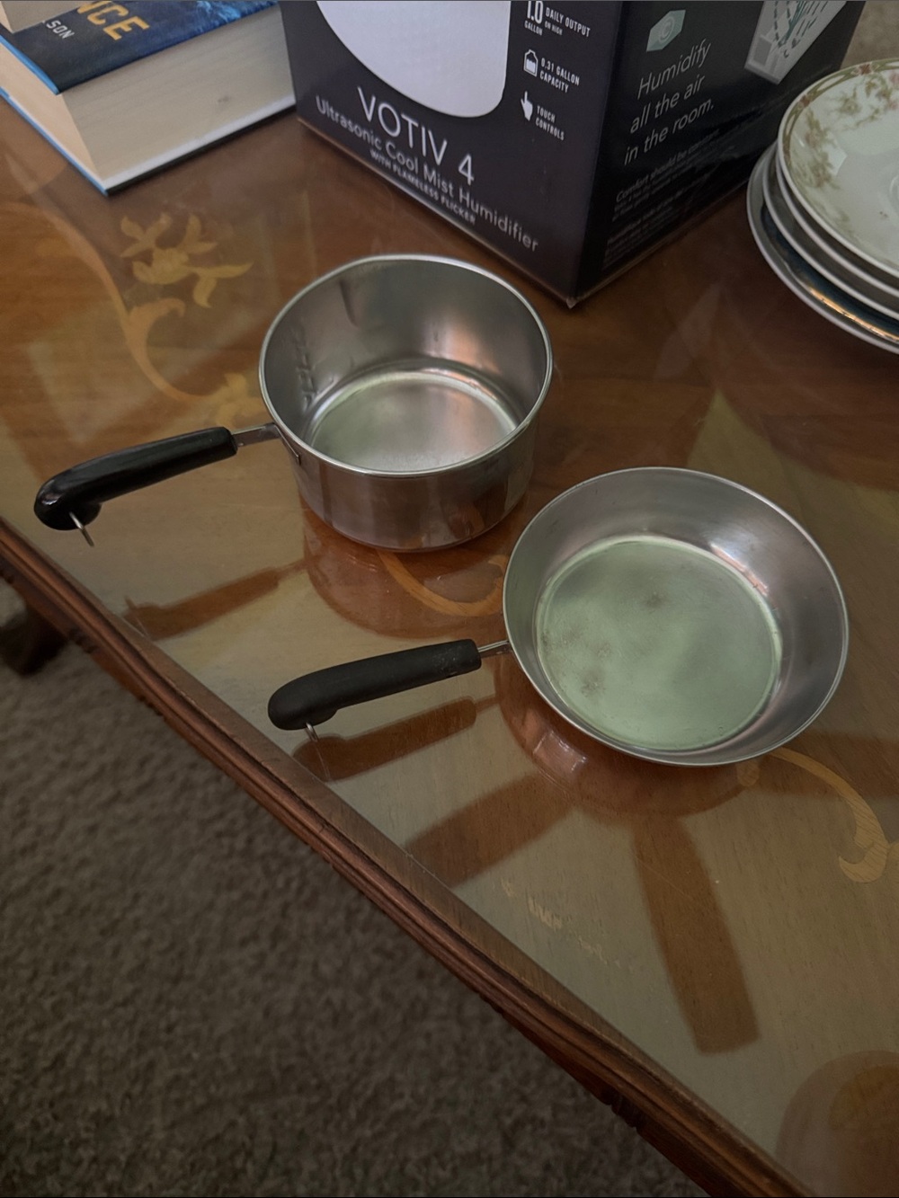 Miniature Revere Wear Sauce Pan and Skillet.